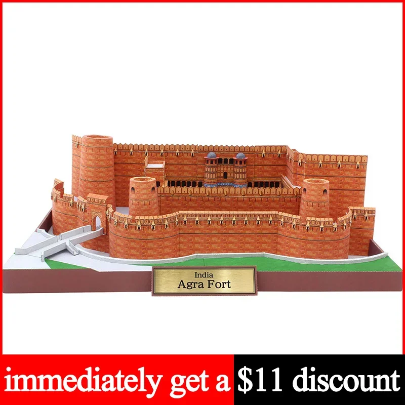 Art Craft India - India Agra Fort Realistic Folding 3D