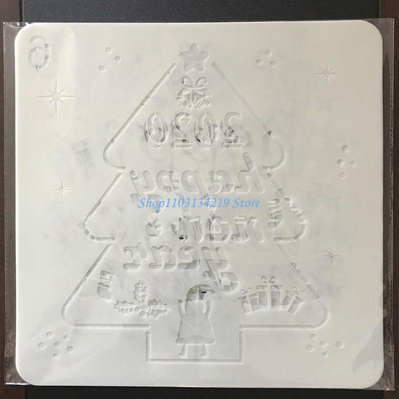 Art Craft Description - N5KC 6pcs/set Christmas Tree Snowman Drawing