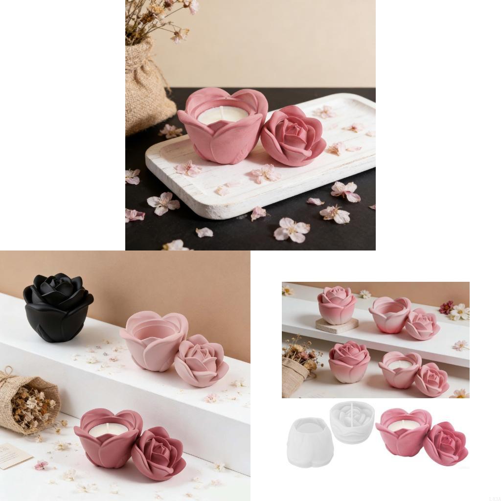 Art Craft Description - L43A Rose Embossed Resin Jar Molds