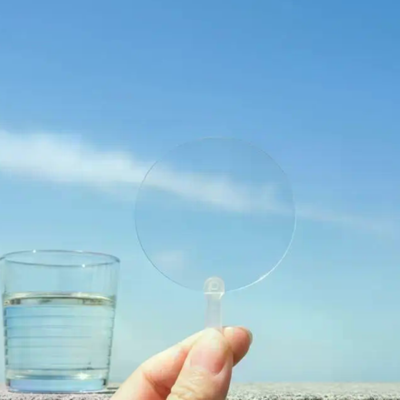 Art Craft For Toddlers - 50PCS 5cm Mini Transparent Blank Fans