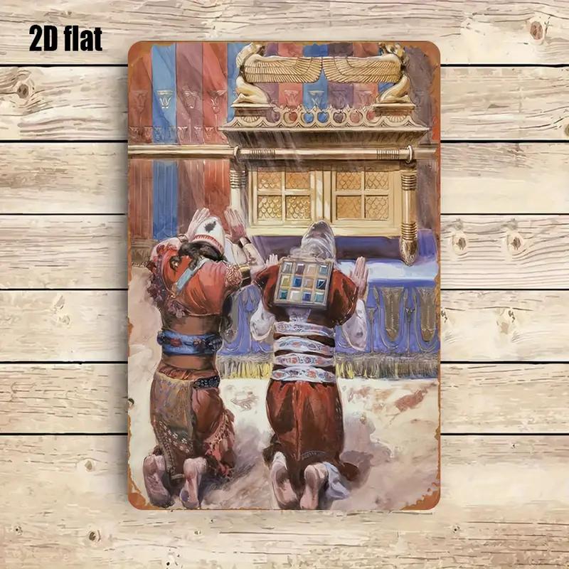 Art & Craft Valley - CIFBUY Rustic Biblical Scene Metal Wall
