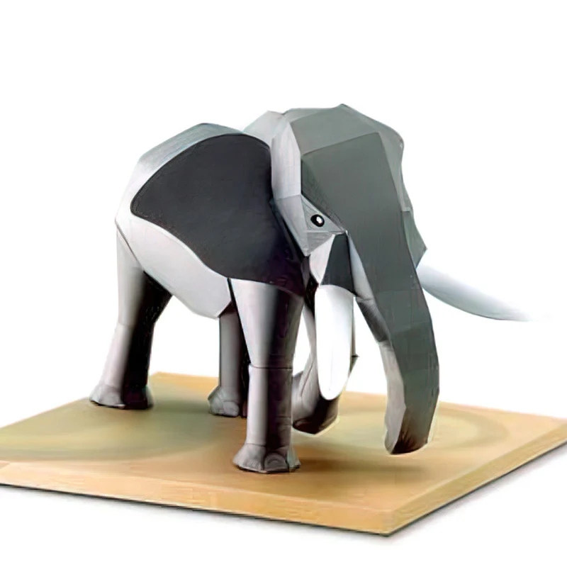 Art Craft Elephant - African Elephant Origami Art Mini 3D