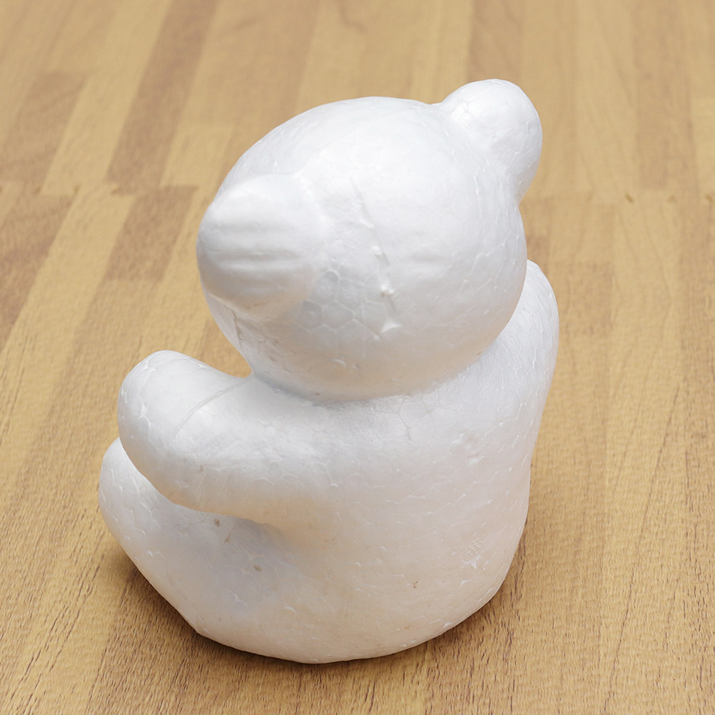 Art Craft Activities For Preschoolers - 2Pcs 15Cm Sitting Foam Bear Craft