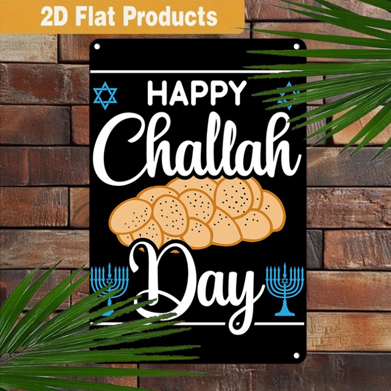 Art & Craft Valley - CIFBUY Vintage Jewish Challah Menorah Aluminum