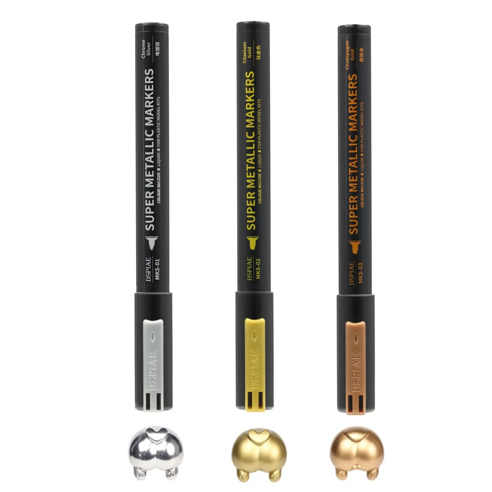 Illustration Marker Set - DSPIAE MKS Super Metallic Color Markers
