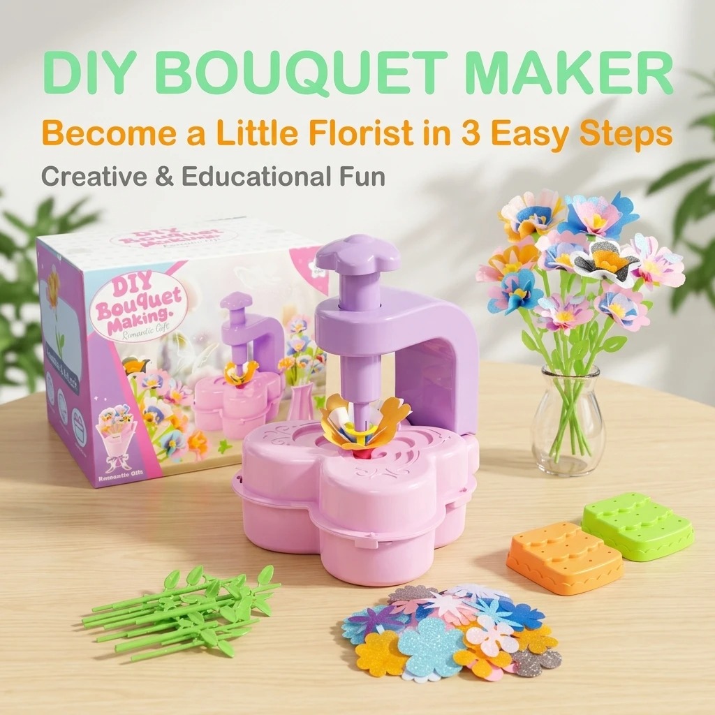 Art Craft Girl - New Flower Press Craft Toy –