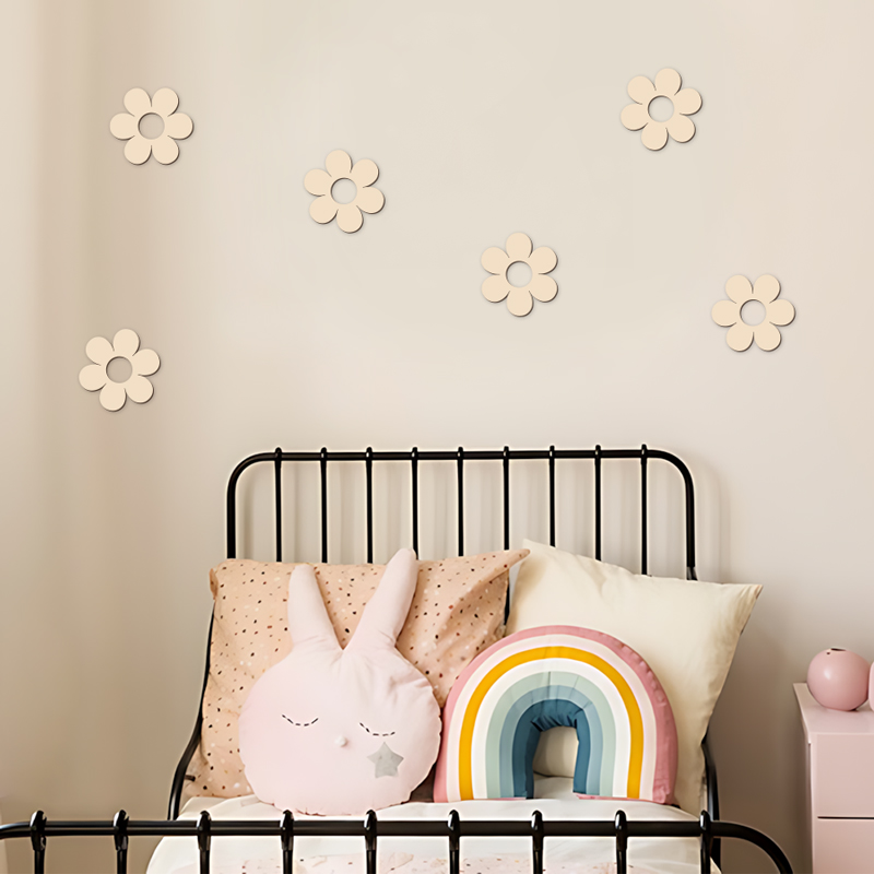 Art Craft 2 Year Olds - Wooden Flower Wood Cutouts Flowers Wooden