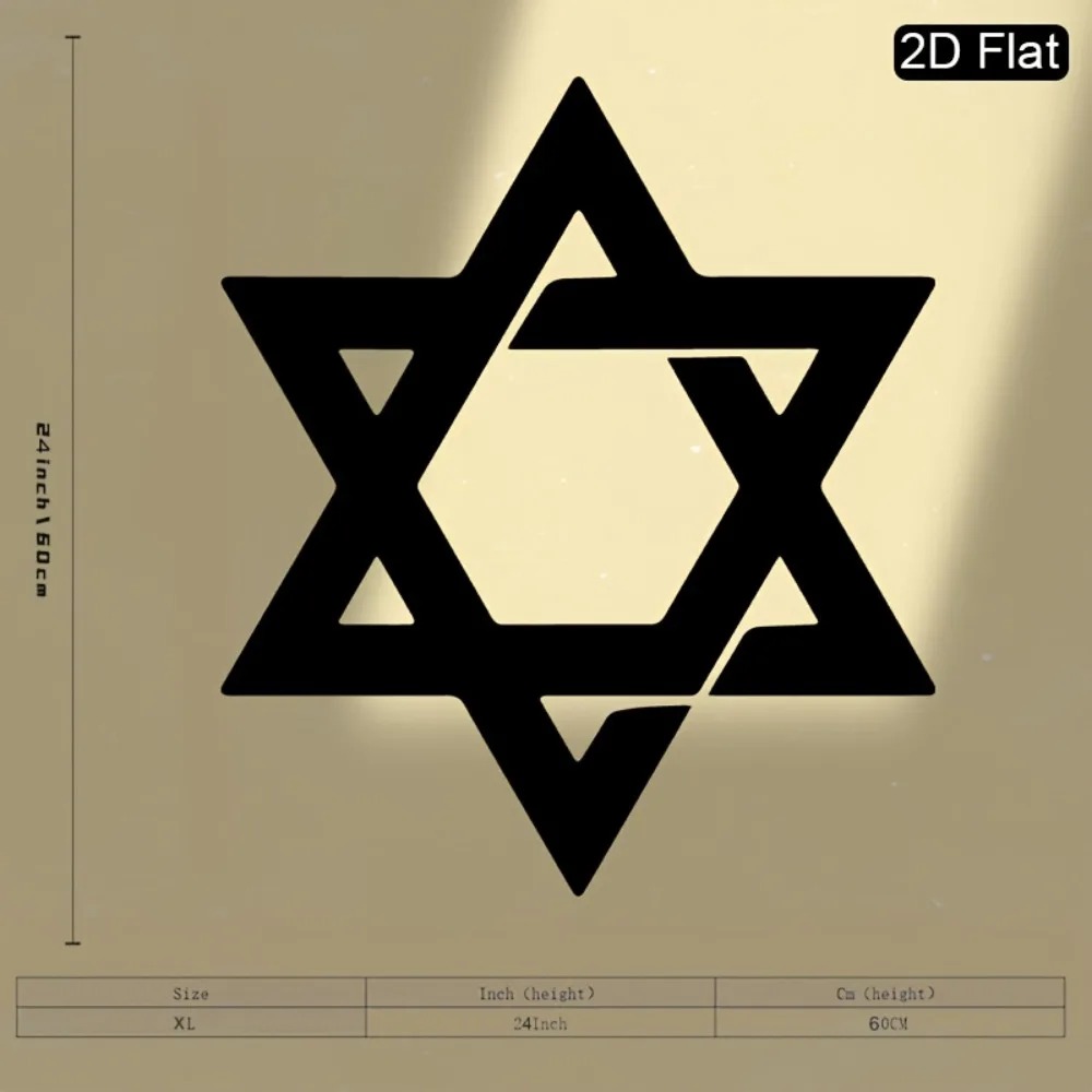 Art & Craft Hari Raya - CIFBUY Iron Wall Art Star of