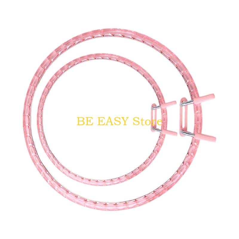 Art Craft Description - E28F 2 Pack Acrylic Craft Hoops