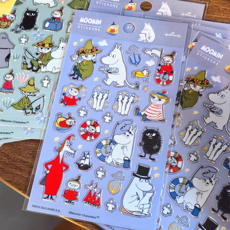 Art Craft Market - Moomin Cartoon Decorative Stickers DIY Craft