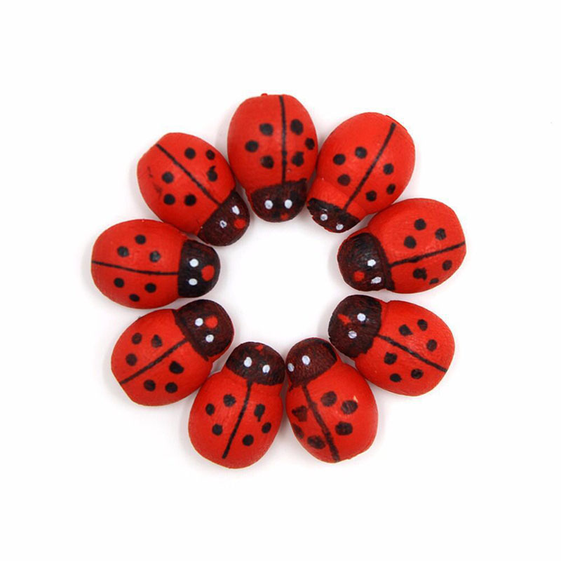Art Craft Ladybug - Self-adhesive Mini Refrigerator Paste Mini Ladybugs
