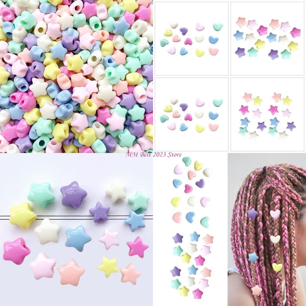 Art Craft Description - 49ME Colorful Hairtie Beads For Girls