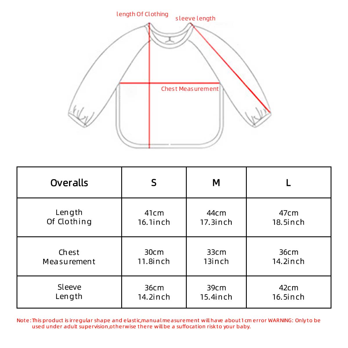 Kids Baby Long Sleeved PU Bibs - Art Craft For Toddlers ulasan dan harga