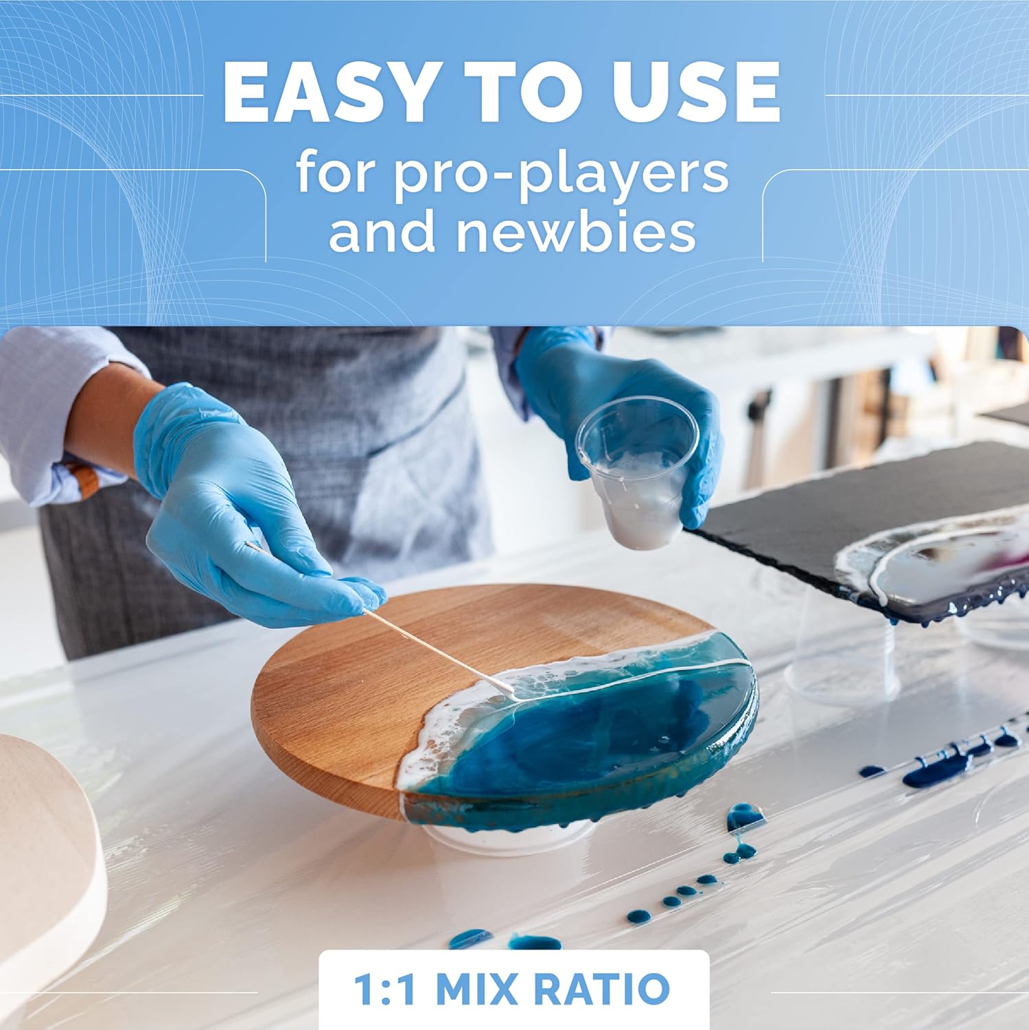 32OZ Clear Epoxy Resin Kit, No - Resin Casting Mold ulasan dan harga