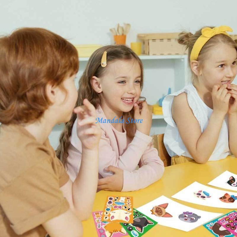 U2JC 36Pcs Cats Stickers Schoo - Art Craft Description ulasan dan harga