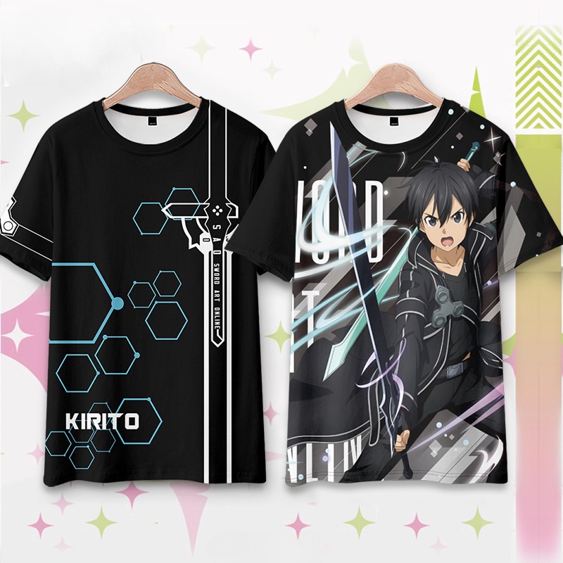 Sword Art Online AnimeT-Shirts - Art Craft Online ulasan dan harga