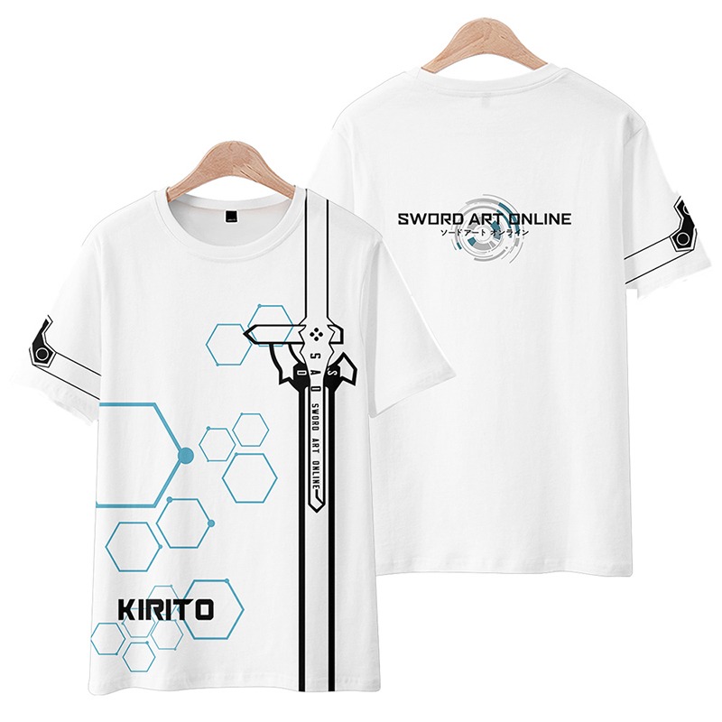Sword Art Online AnimeT-Shirts - Art Craft Online ulasan dan harga