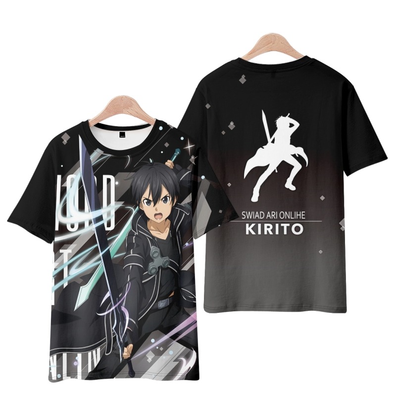 Sword Art Online AnimeT-Shirts - Art Craft Online ulasan dan harga
