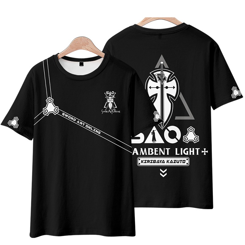 Sword Art Online AnimeT-Shirts - Art Craft Online ulasan dan harga