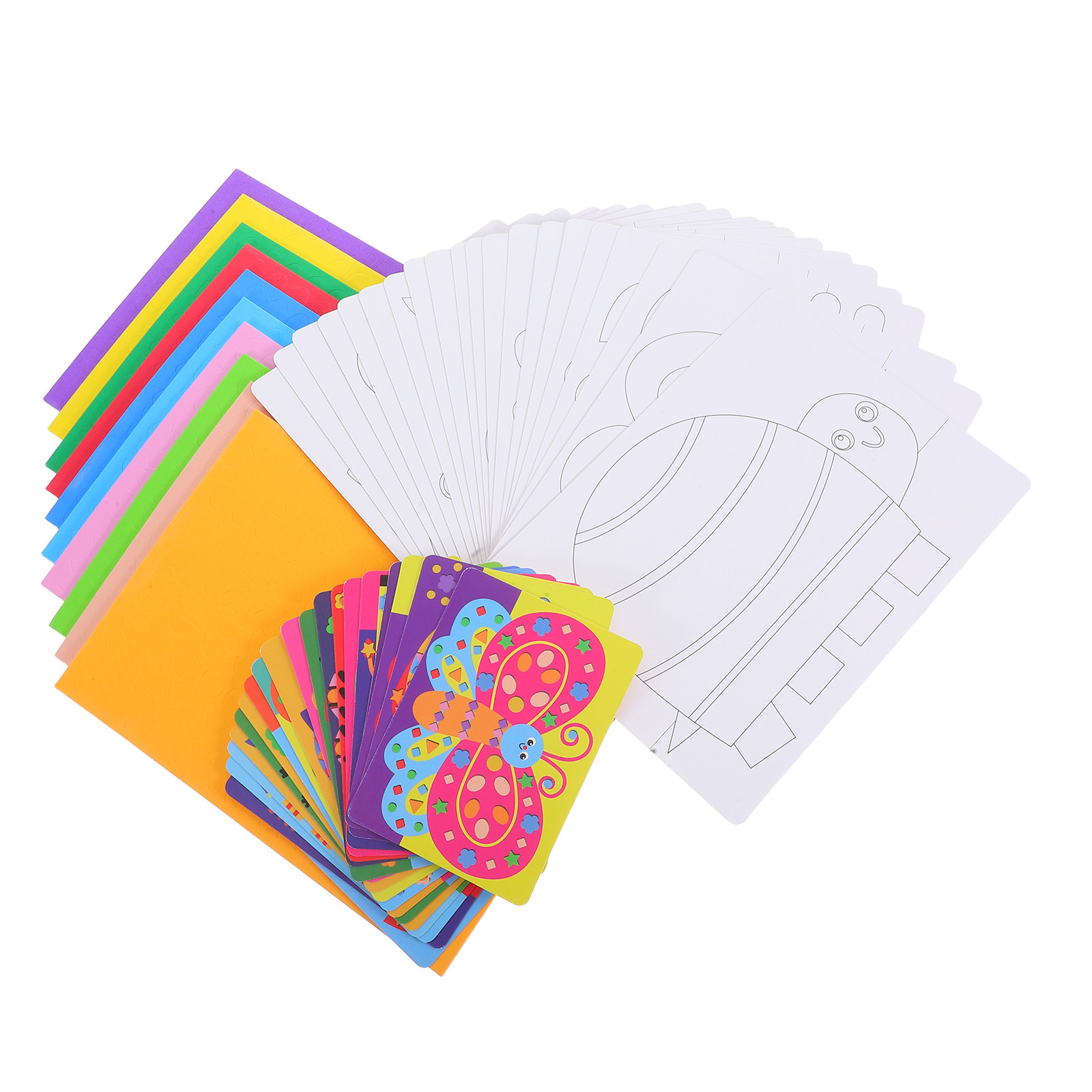 1Set 3D Eva Sticker Puzzle Cre - Art Craft Activities For Preschoolers ulasan dan harga