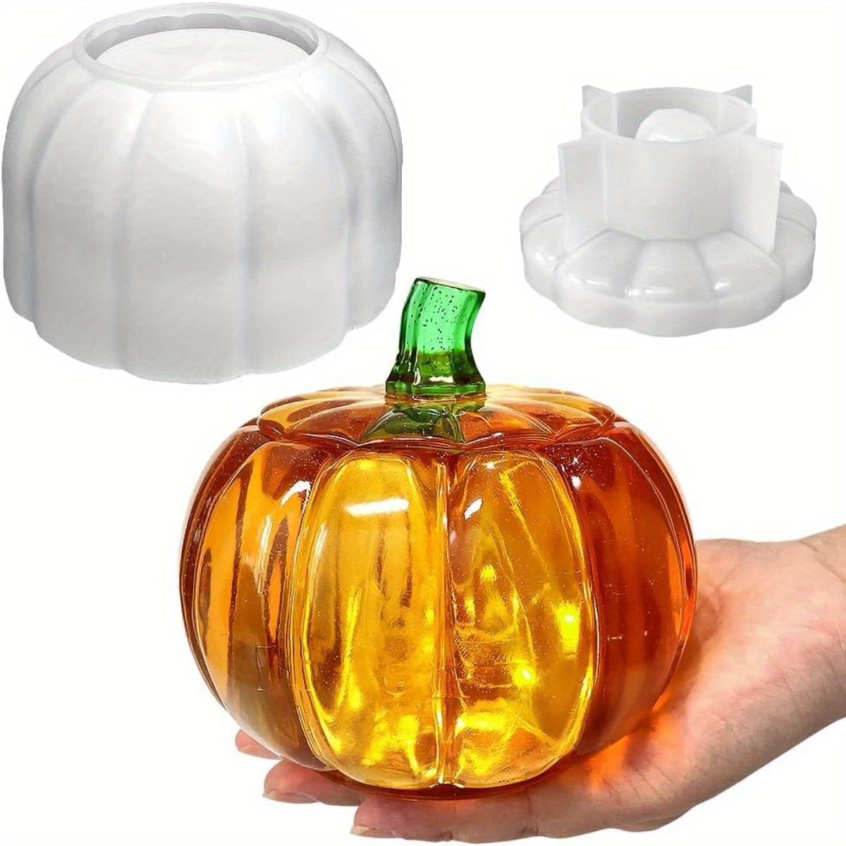 5'' Large Pumpkin Jar Mold, Ha - Resin Casting Mold ulasan dan harga