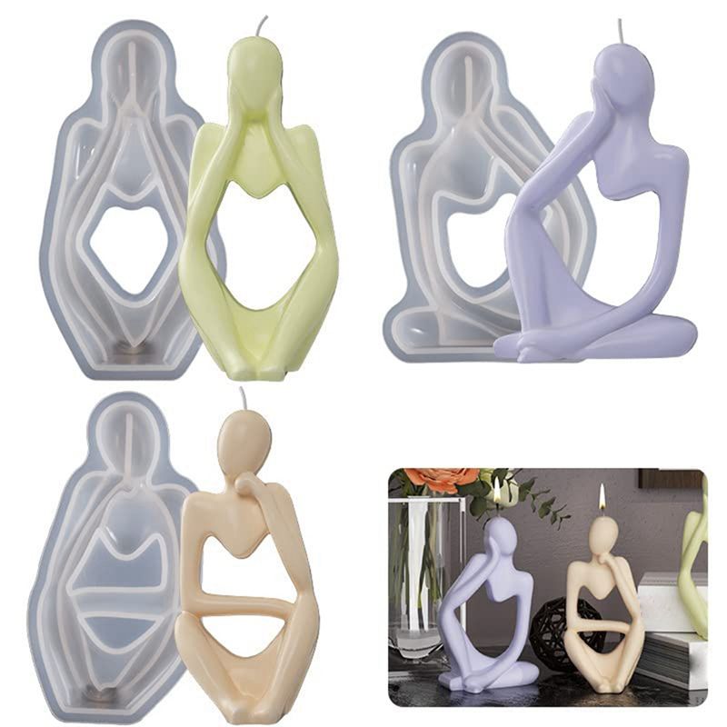 AA73 3 PCS Art Thinker Silicon - Art Craft Description ulasan dan harga