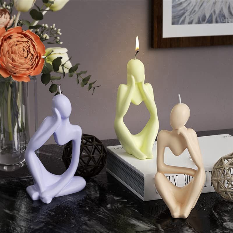 AA73 3 PCS Art Thinker Silicon - Art Craft Description ulasan dan harga