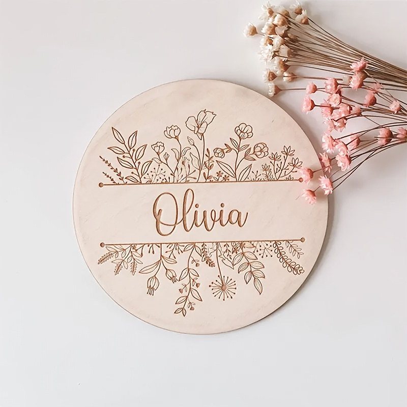 Personalized Floral Engraved N - Art Craft Christmas ulasan dan harga