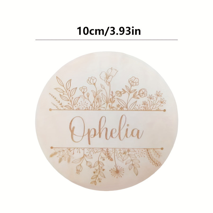 Personalized Floral Engraved N - Art Craft Christmas ulasan dan harga
