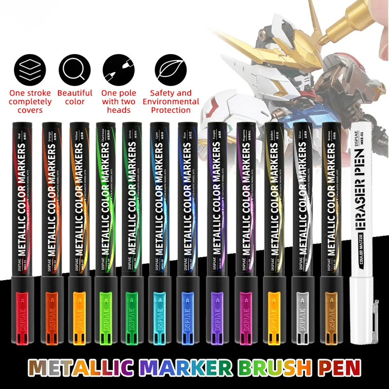Metallic Markers Colouring Pen - Illustration Marker Set ulasan dan harga