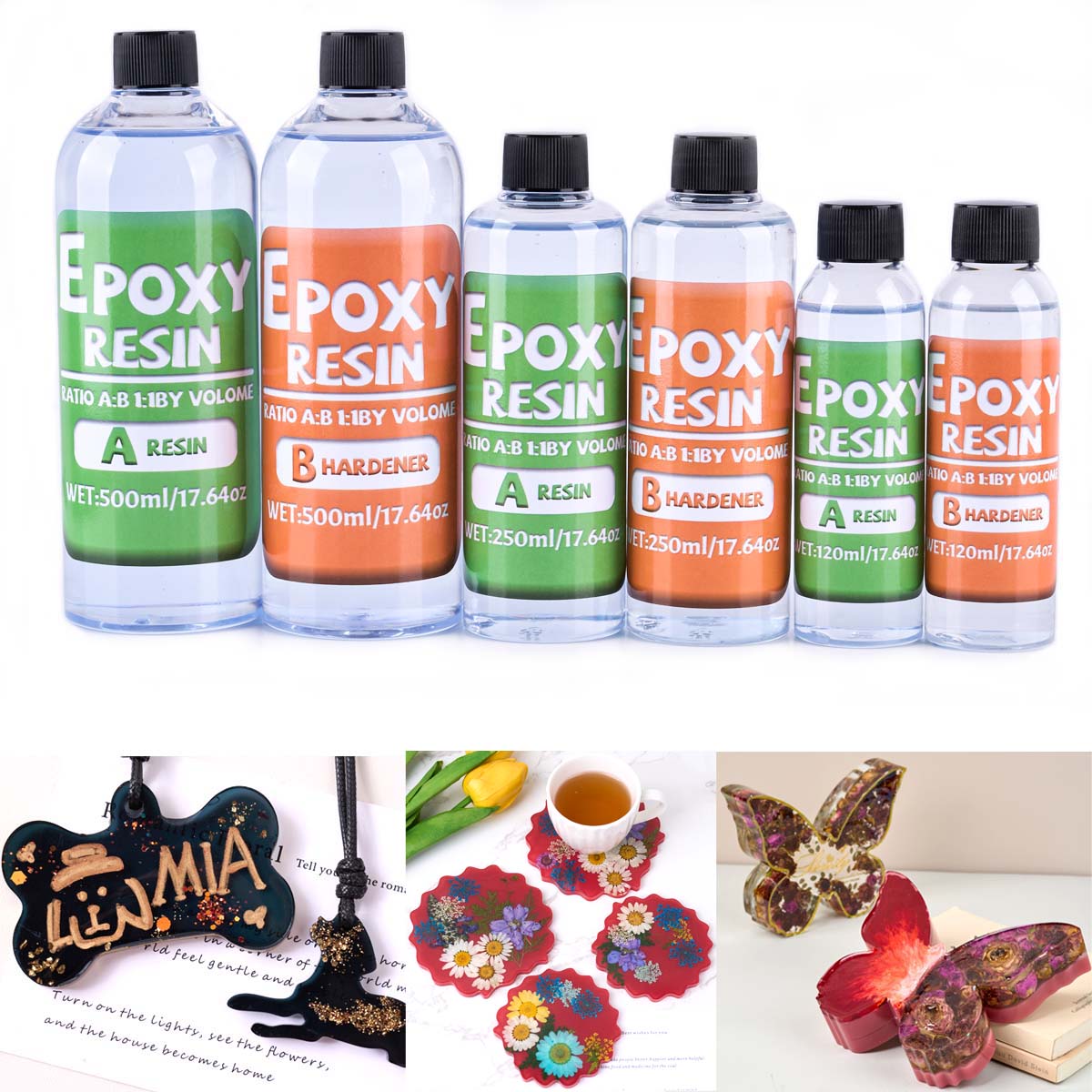 1:1 Ratio Epoxy Resin Kit Anti - Resin Casting Mold ulasan dan harga