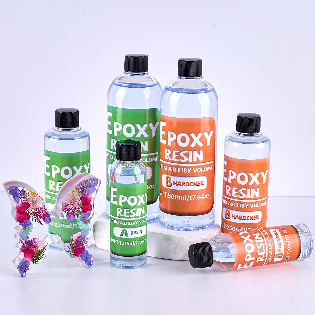 1:1 Ratio Epoxy Resin Kit Anti - Resin Casting Mold ulasan dan harga