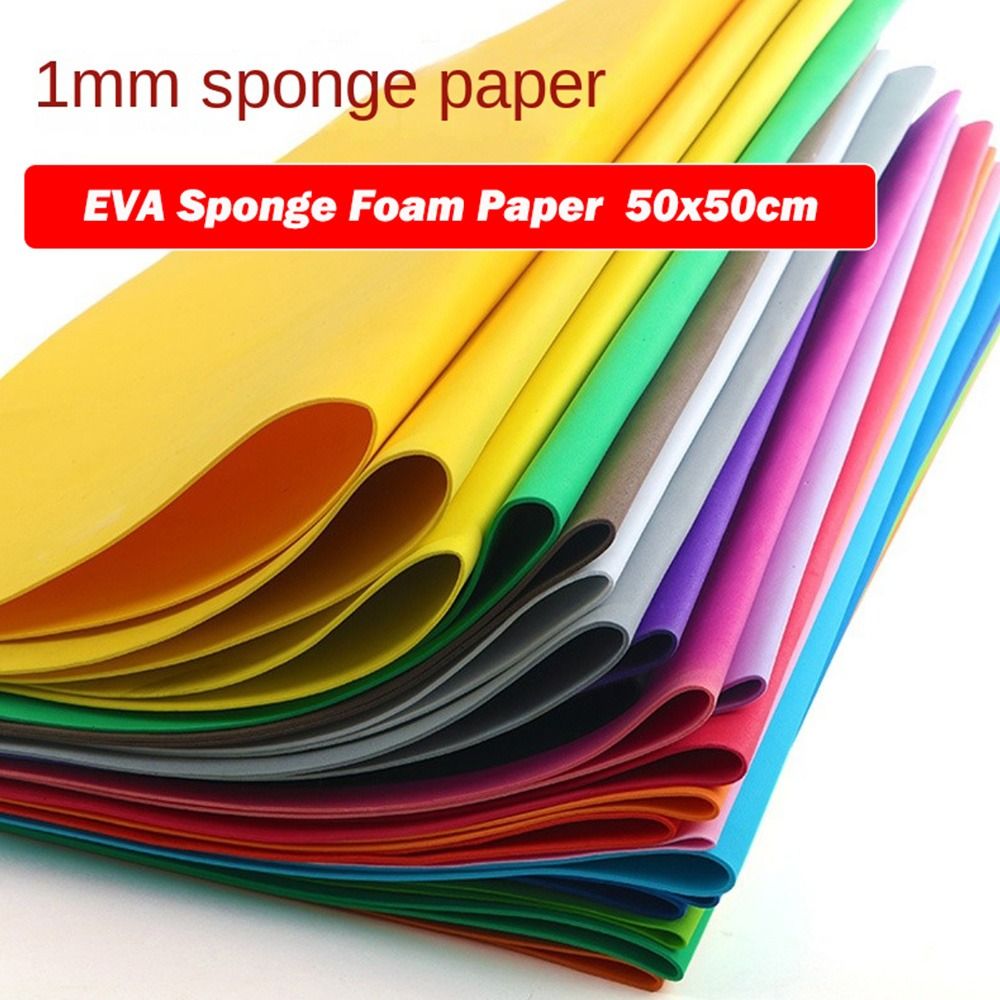 EVA 10pcs Sponge Foam Paper 1m - Art Craft 2 Year Olds ulasan dan harga