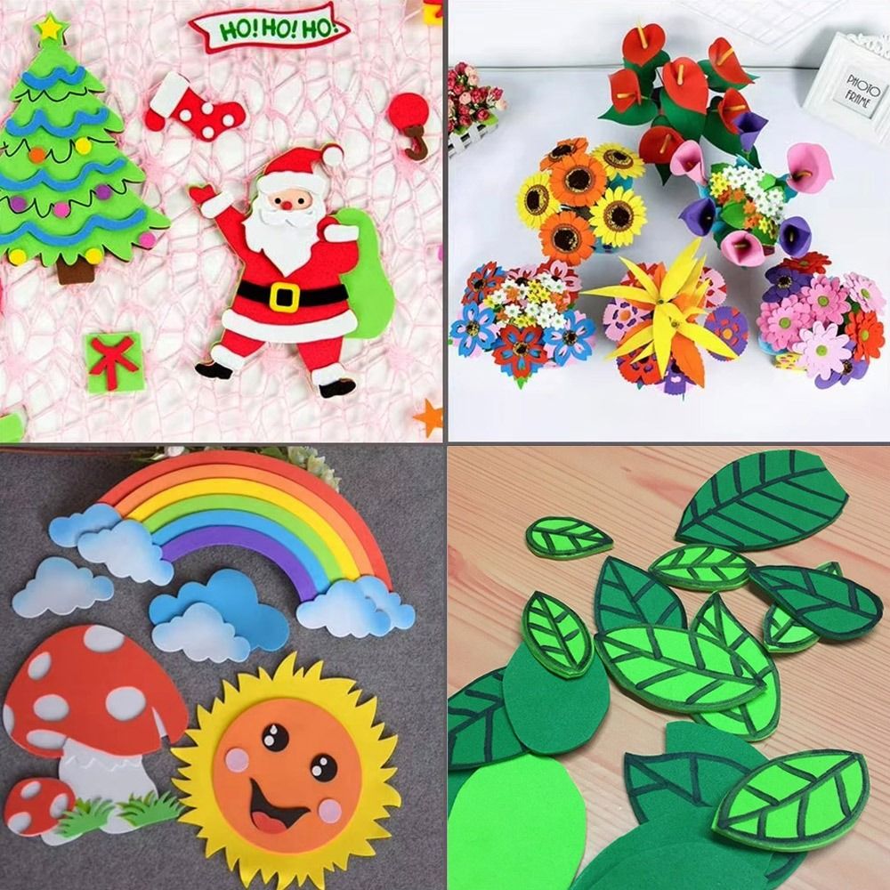 EVA 10pcs Sponge Foam Paper 1m - Art Craft 2 Year Olds ulasan dan harga