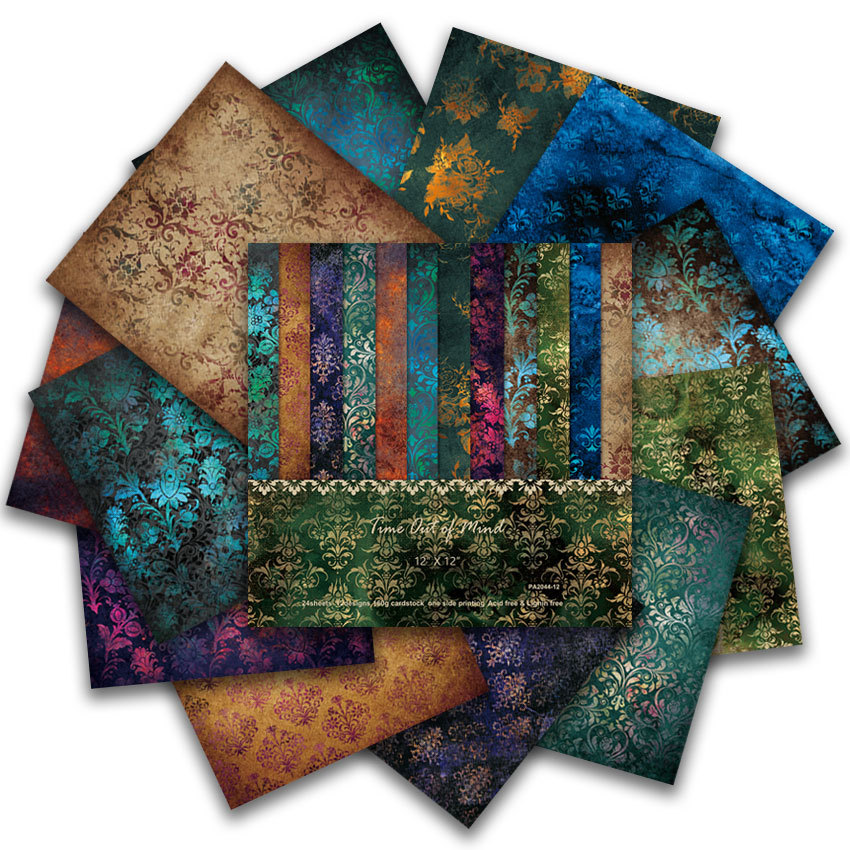 24 Sheets 30x30cm Scrapbook Pa - Art Craft Journal ulasan dan harga