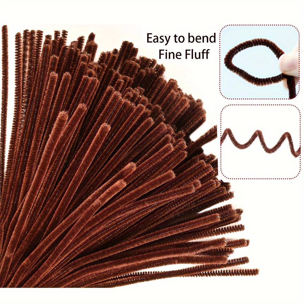 100 Pcs Coffee Pipe Cleaners,P - Art Craft For Toddlers ulasan dan harga