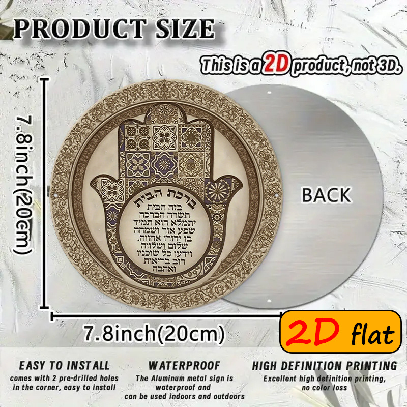 CIFBUY Exotic Hamsa Hand Alumi - Art & Craft Valley ulasan dan harga