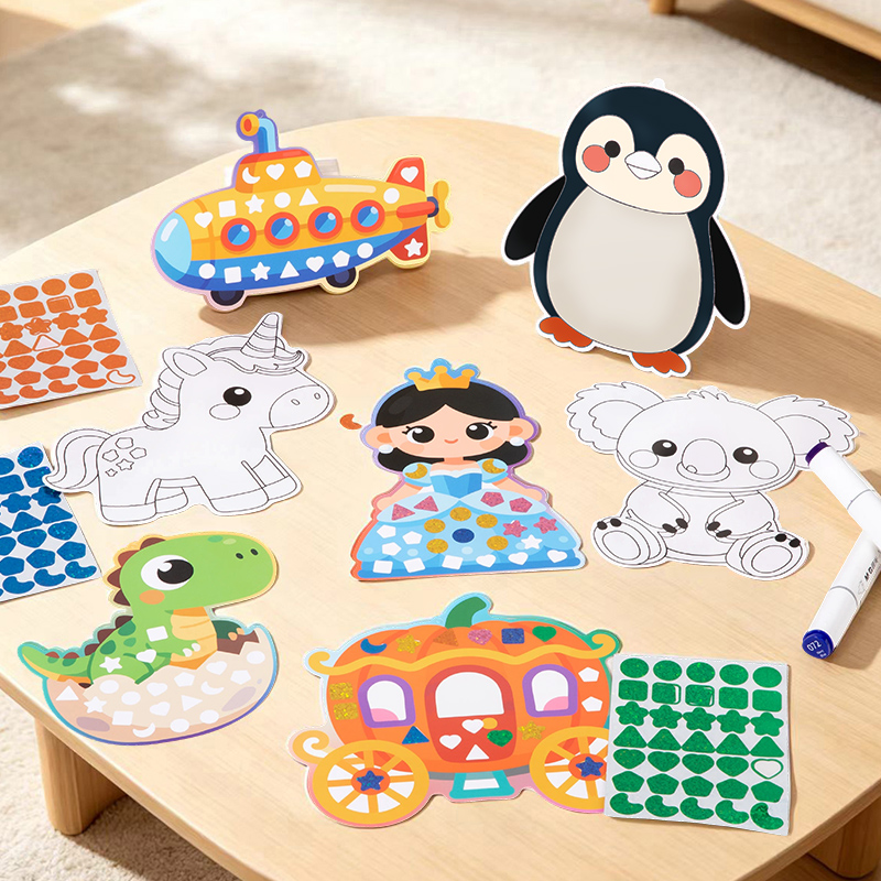Mirror Mosaic Sticker Toys Cre - Art Craft 2 Year Olds ulasan dan harga