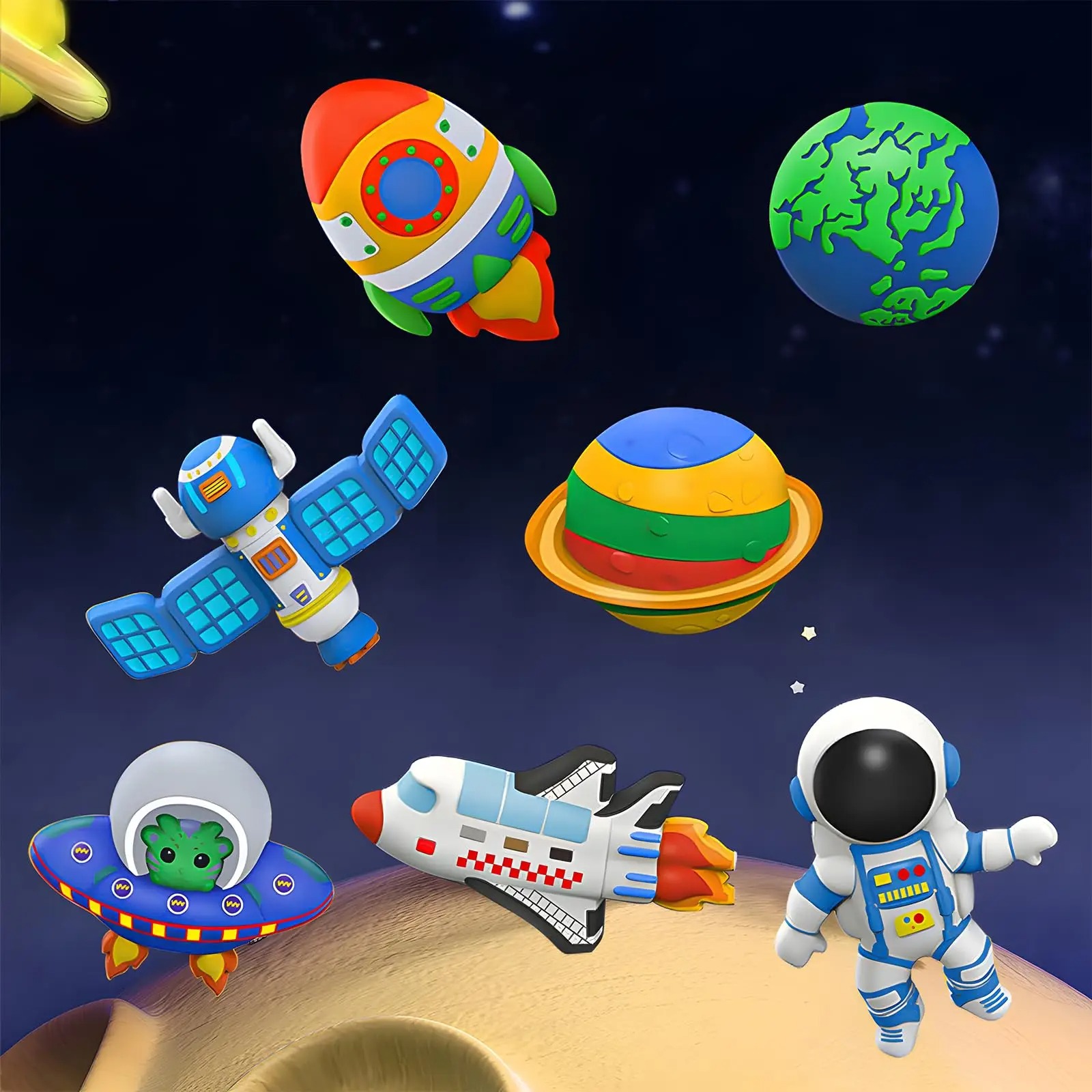 Space DIY Gypsum Kit for Kids  - Art Craft For Toddlers ulasan dan harga