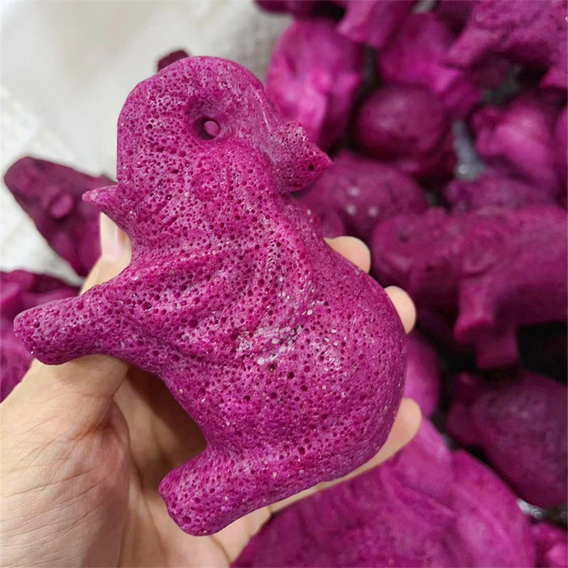 Natural Ruby Elephant Carving  - Art Craft Elephant ulasan dan harga