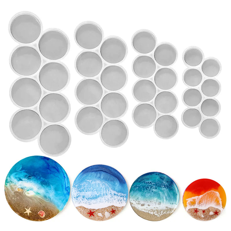 1.25-2 inch Circle Grip Round  - Resin Casting Mold ulasan dan harga