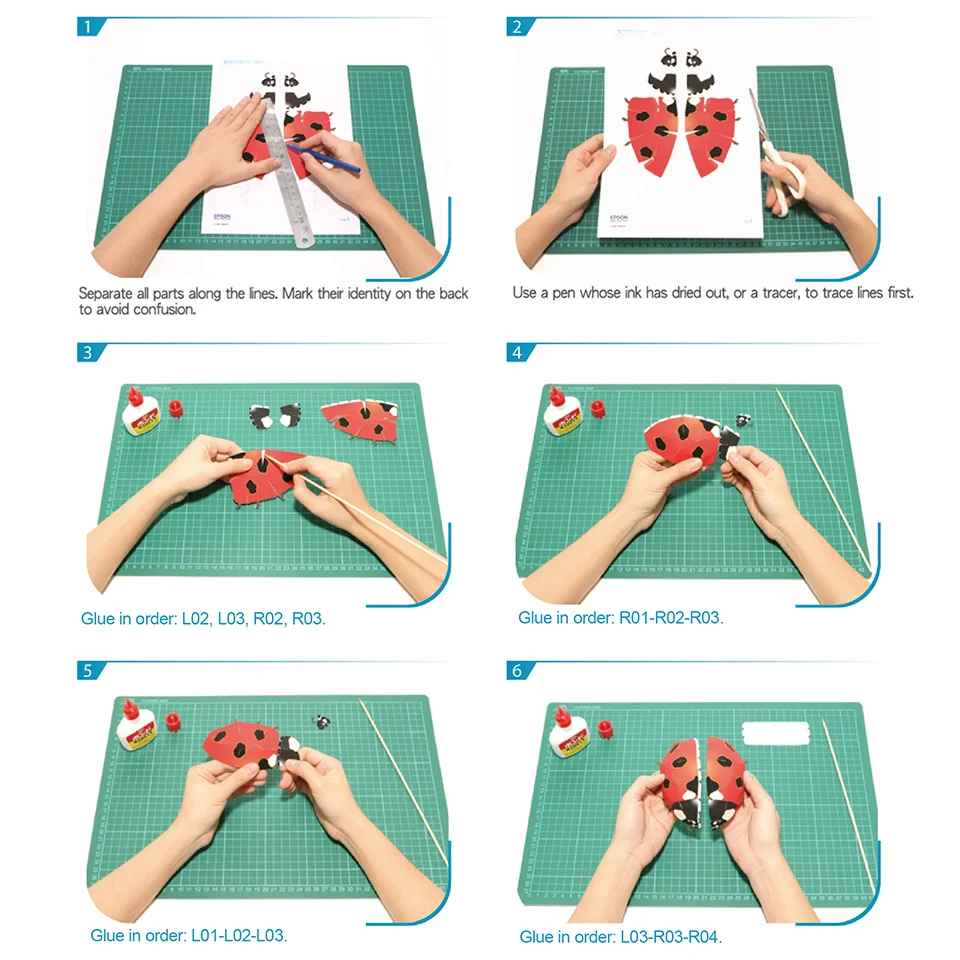 Ladybug Insect Origami Art Min - Art Craft Ladybug ulasan dan harga