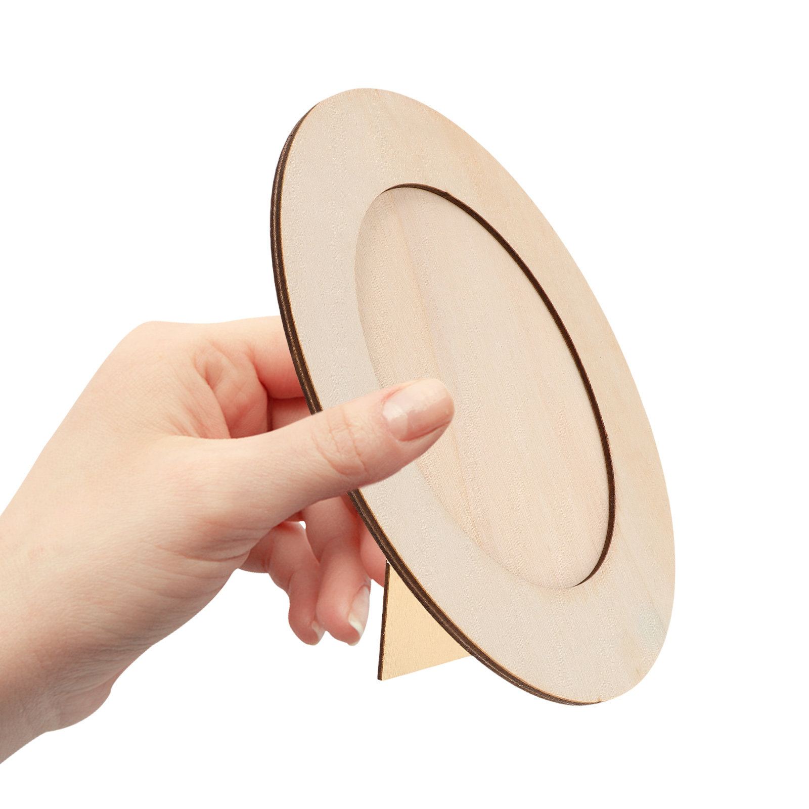 Unfinished Oval Wooden Picture - Art Craft Activities For Preschoolers ulasan dan harga