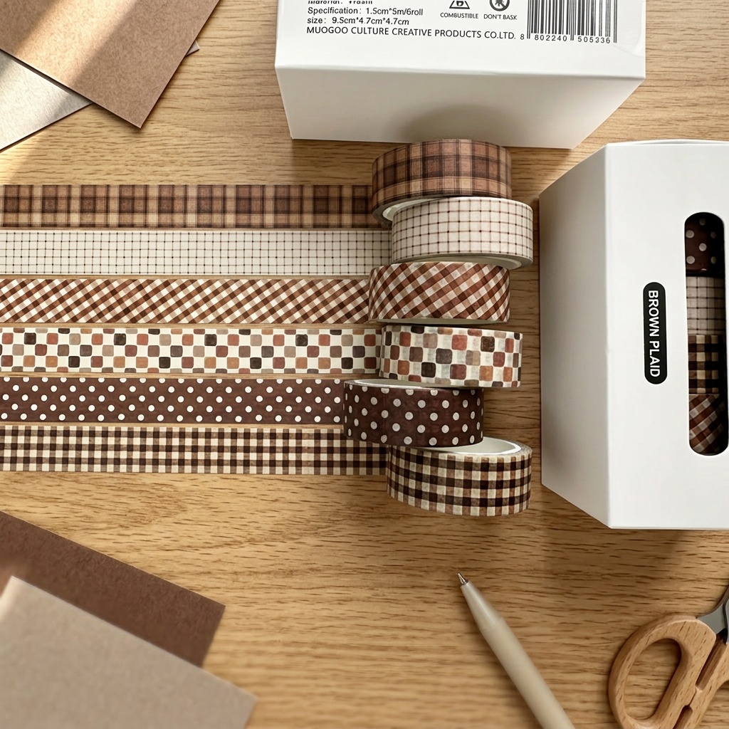 Washi Tape Set, 6 Rolls, Assor - Art Craft Journal ulasan dan harga