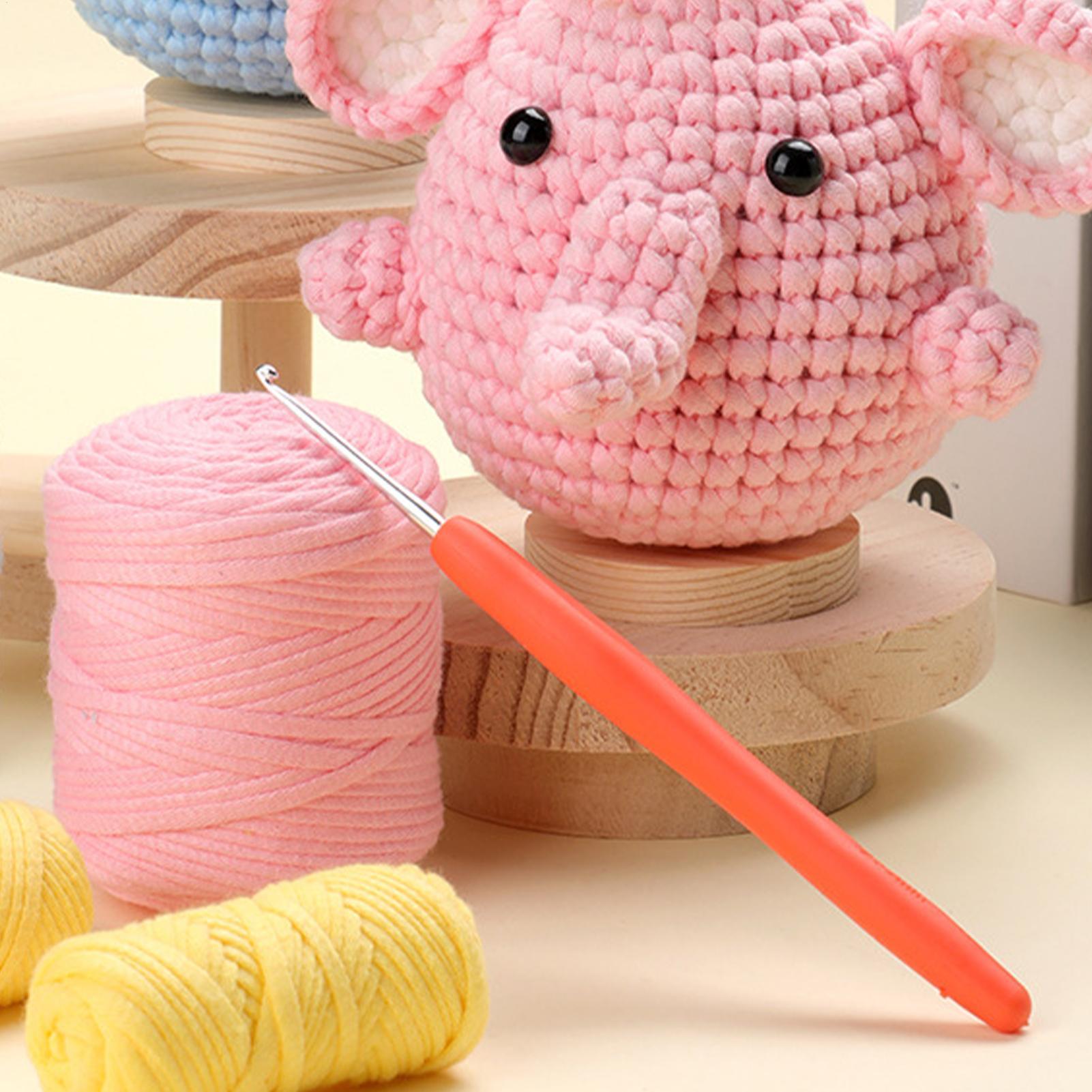 Crochet Starter Kit Handmade E - Art Craft Elephant ulasan dan harga