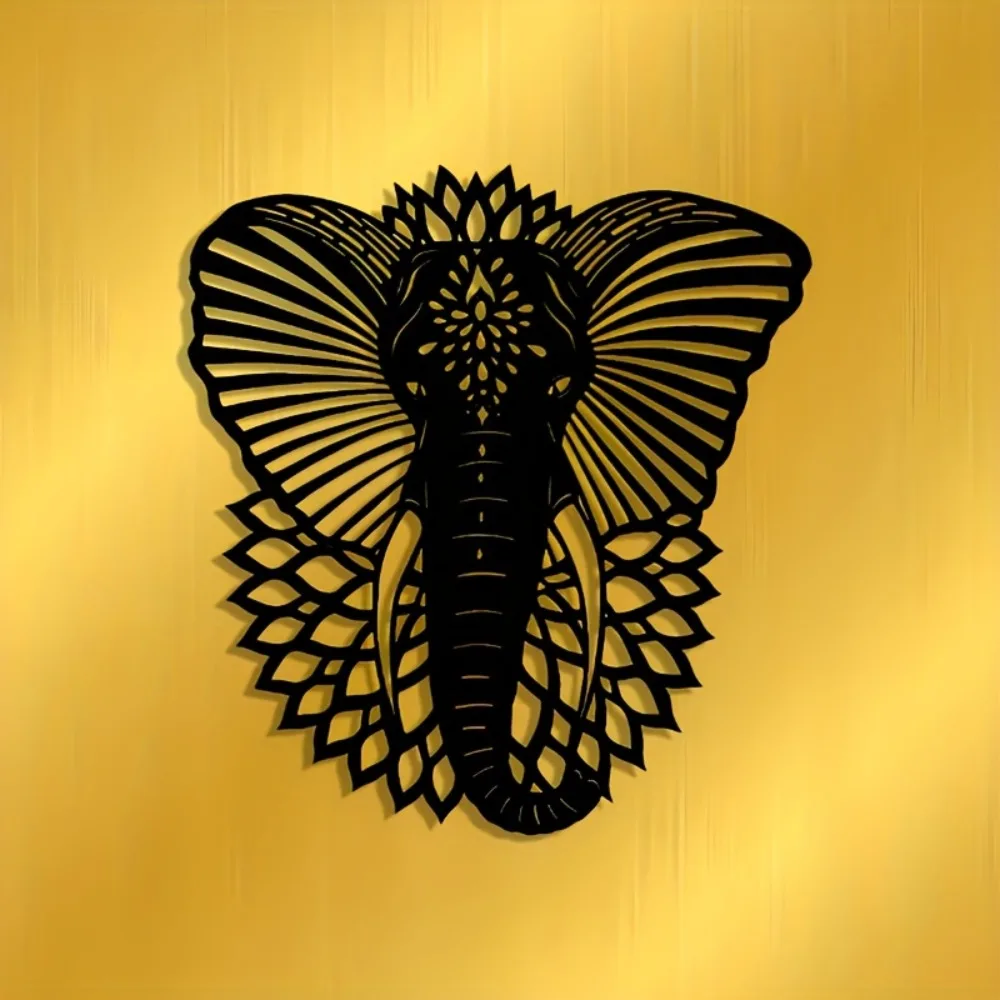 CIFBUY Metal Wall Art Elephant - Art Craft Elephant ulasan dan harga