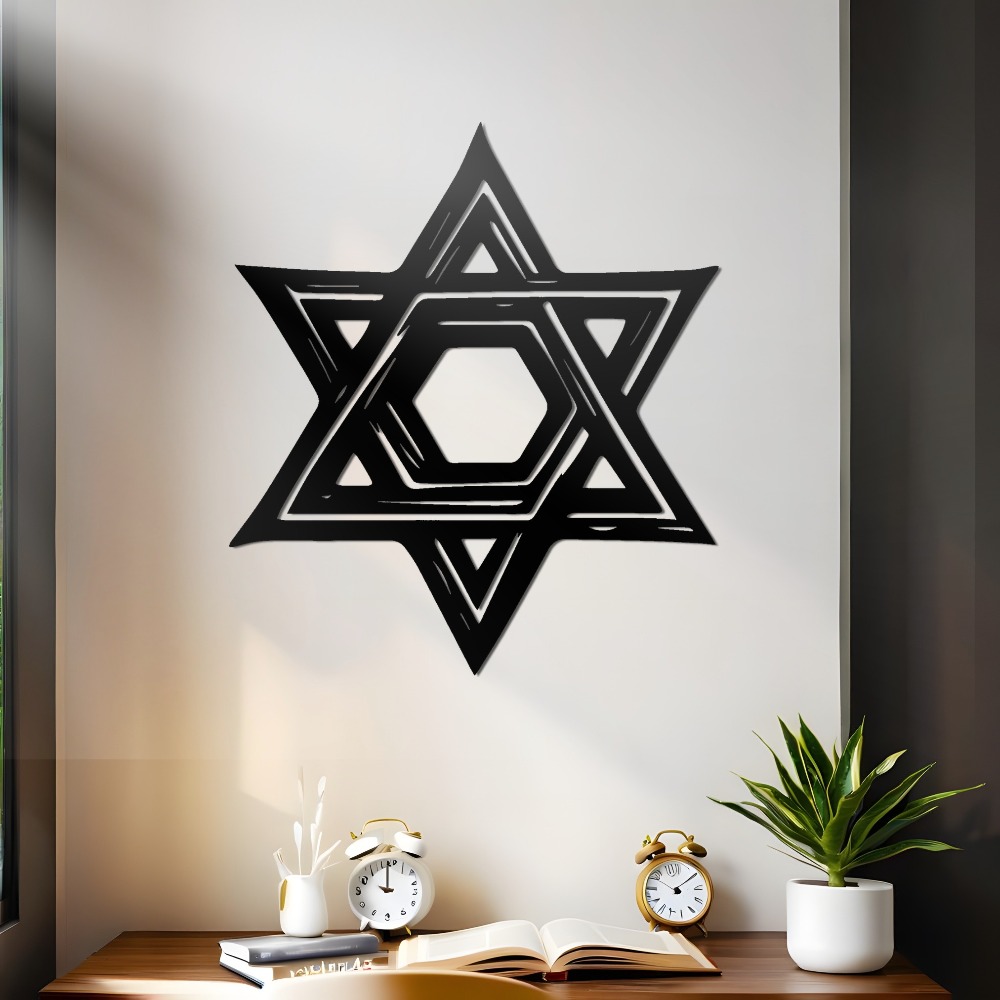 CIFBUY Iron Wall Art Star of D - Art & Craft Hari Raya ulasan dan harga