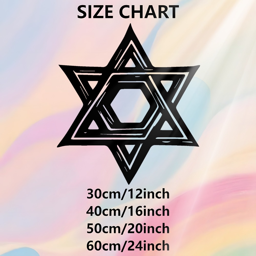 CIFBUY Iron Wall Art Star of D - Art & Craft Hari Raya ulasan dan harga