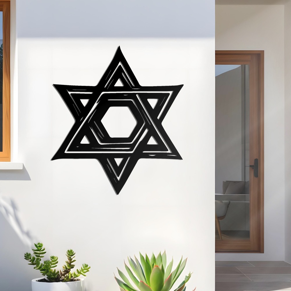 CIFBUY Iron Wall Art Star of D - Art & Craft Hari Raya ulasan dan harga