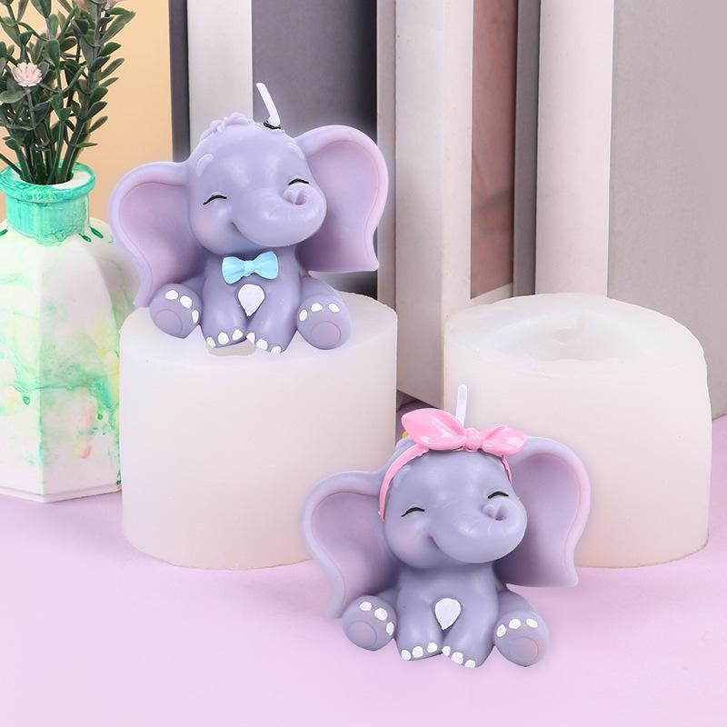 Cute 3D Elephant Silicone Cand - Art Craft Elephant ulasan dan harga